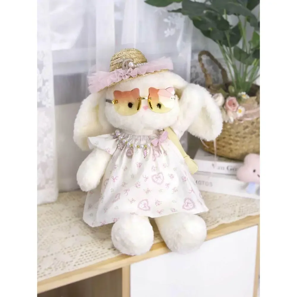 Large Bartholomew Bear clothes outfits - Cream Puff Heart Dress